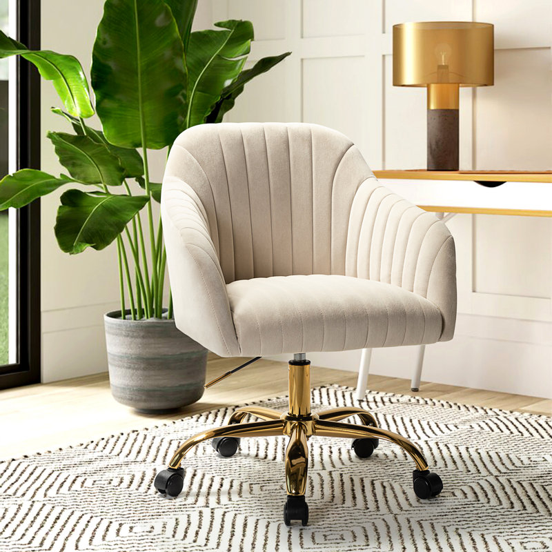 Etta Avenue™ Adan Velvet Task Chair & Reviews Wayfair